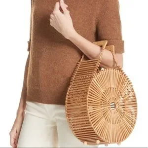 Cult gaia round bamboo bag hotsell